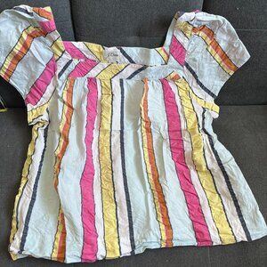 j crew women's vertical striped top size M